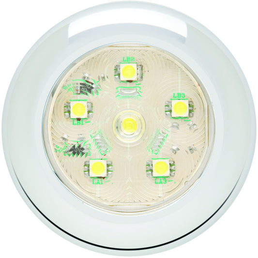 OPTRONICS UCL60CBP Optronics UCL60CBP Clear Round Sealed LED Utility Light, White