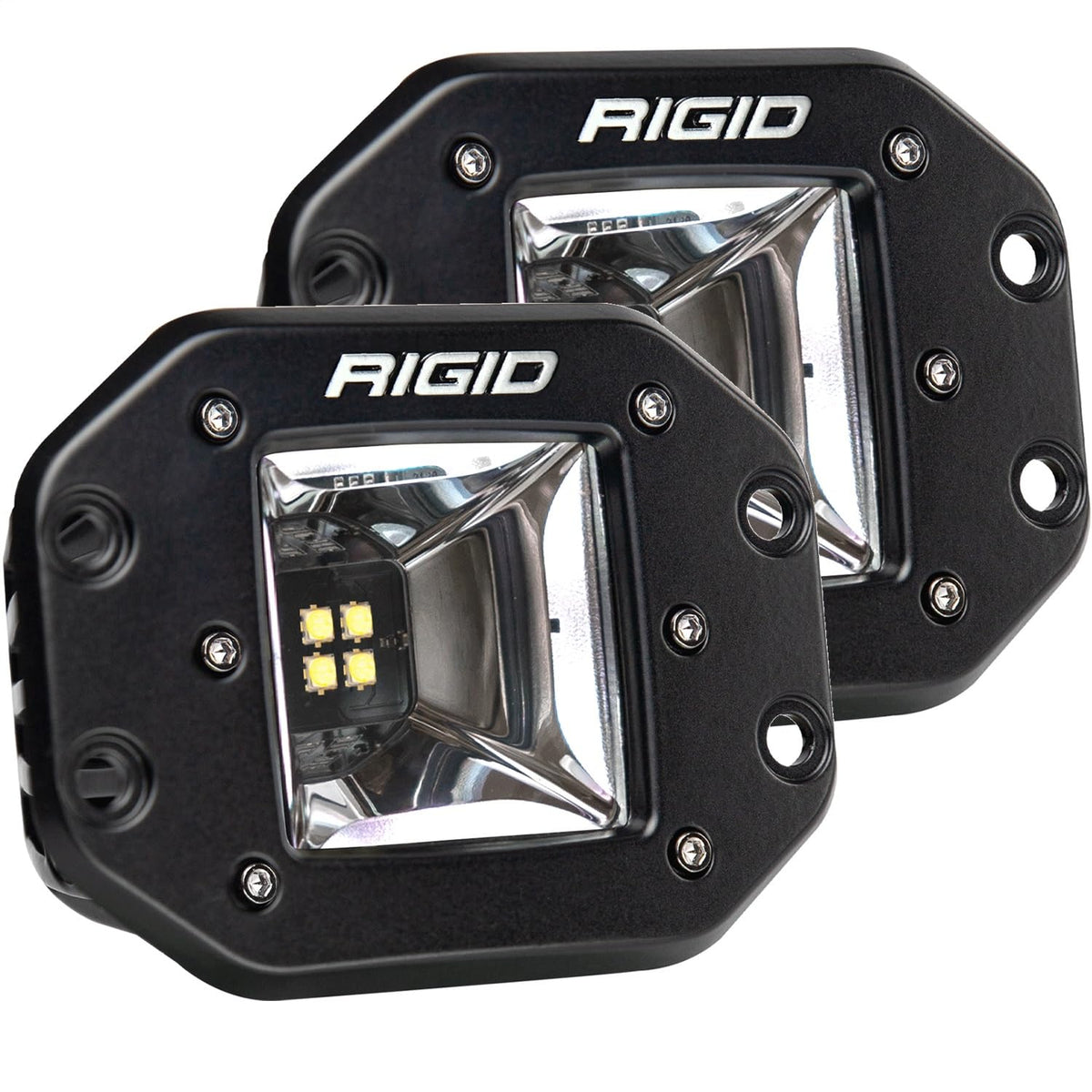 Rigid Industries 682153 Rigid Industries - Radiance+ Scene RGBW Flush Mount - Pair (682153)