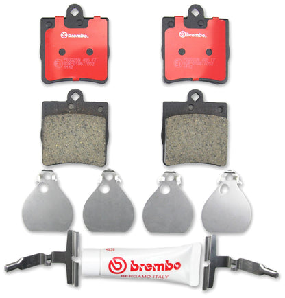 BREMBO P50025N Brembo P50025N Premium Ceramic Rear Disc Brake Pad Set CHRYSLER/MERCEDES-BENZ OE# A0044209120