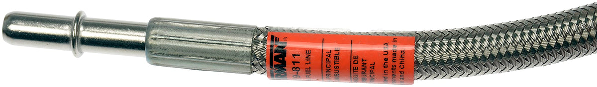 Dorman 819-811 Front Flexible Stainless Steel Braided Fuel Line