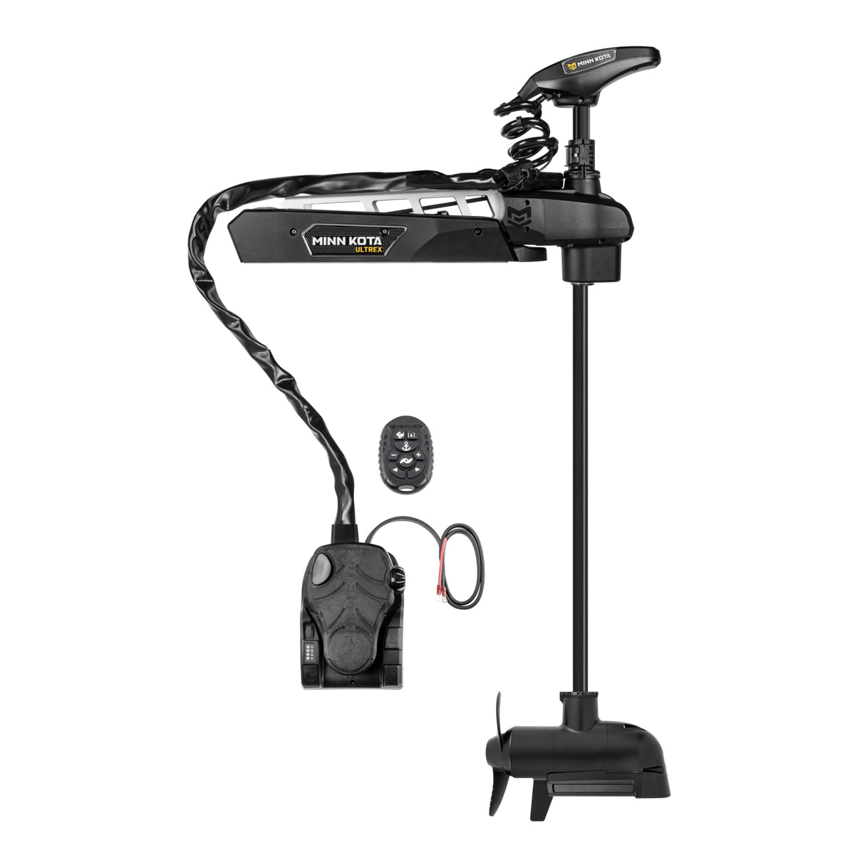 Minn Kota 1368921 Minn Kota Ultrex QUEST Brushless Bow-Mount Electric Trolling Motor with MEGA Side Imaging – 90/115 Lb. Thrust, 52 In. Shaft, Freshwater