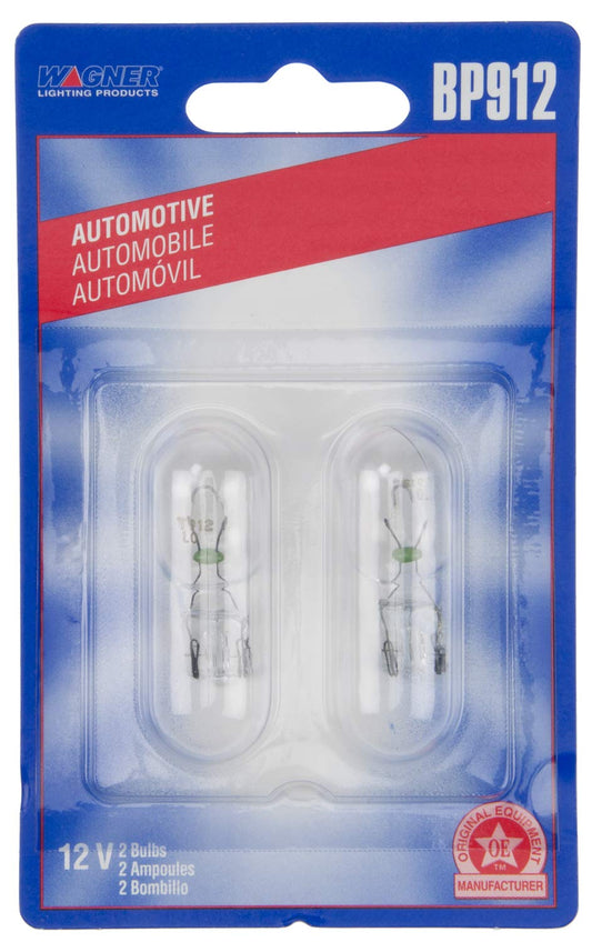 WAGNER BP912 Wagner Lighting BP912 Standard Multi-Purpose Light Bulb Card of 2