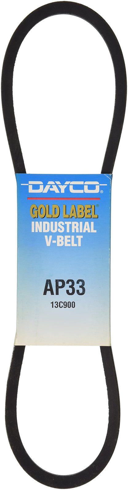 Dayco AP33 Super Blue Ribbon V-Belt, Black