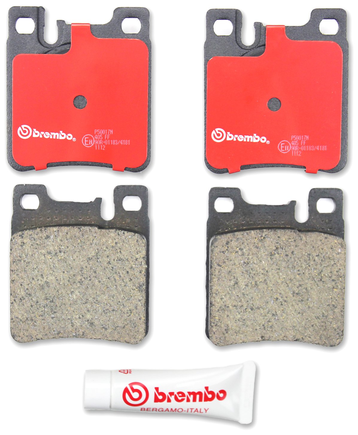 BREMBO P50017N Brembo P50017N Premium Ceramic Rear Disc Brake Pad Set CHRYSLER/MERCEDES-BENZ OE# A0044209220