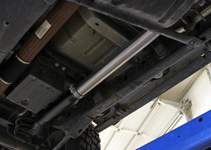 FLOWMASTER 818110 Flowmaster 818110 Outlaw Extreme High Clearance Cat-Back Exhaust Kit 3 Inch 409 Stainless Steel Black Single Dump Style Turndown Compatible with 2007-2018 Jeep Wrangler JK 3.6L 3.8L V6