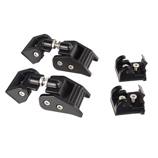 RUGGED RIDGE 11210.11 Rugged Ridge | Hood Catch Kit, Black | 11210.11 | Fits 2007-2018 Jeep Wrangler JK