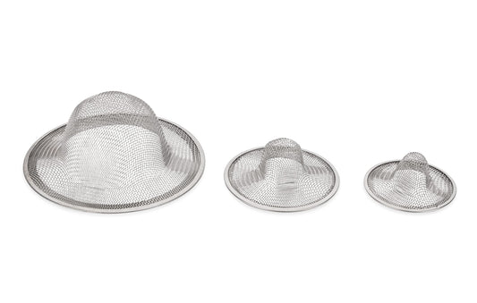 CAMCO 42273 Camco Sink and Shower Drain Strainers | Designed to Keep Food and Hair Out of Plumbing | 3-Pack (42273)