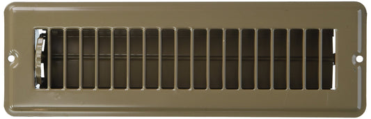 AP PRODUCTS 013-641 AP Products (13641 Brown 2-1/4" x 10" Floor Register