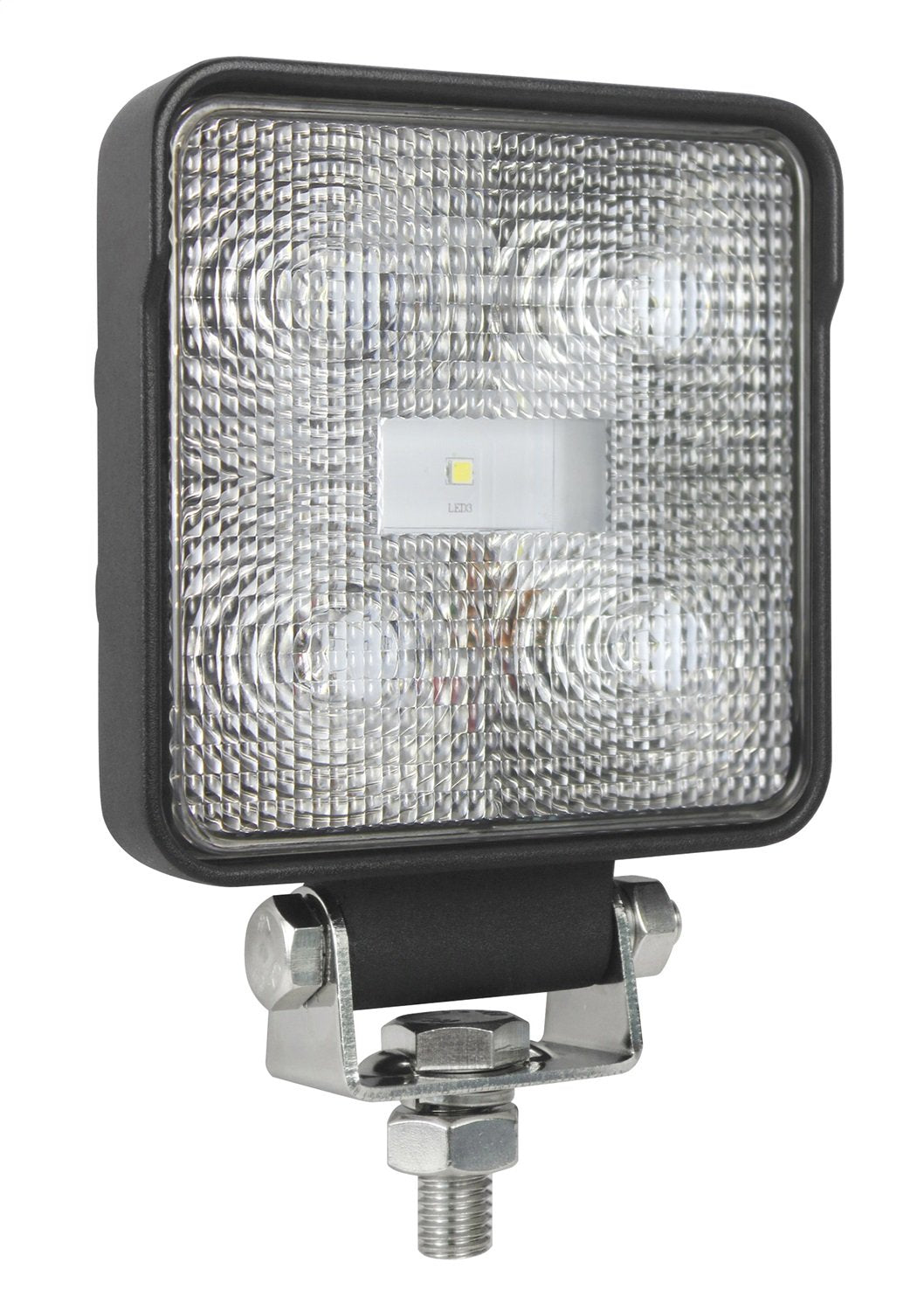 HELLA 357107001 HELLA 357107001 ValueFit 4 Square LED Close Range Worklight, Black