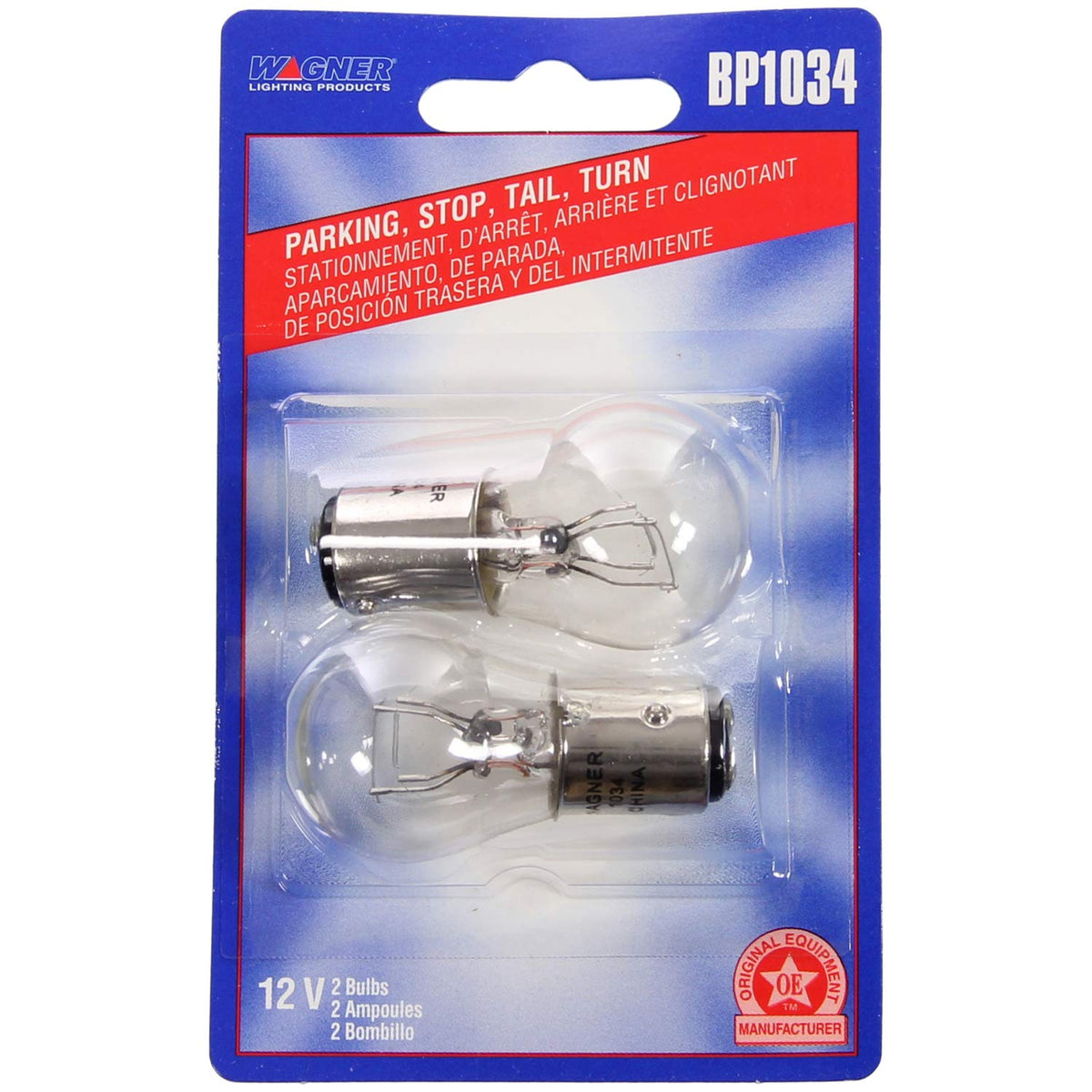WAGNER BP1034 Wagner Lighting BP1034 Standard Multi-Purpose Light Bulb Card of 2
