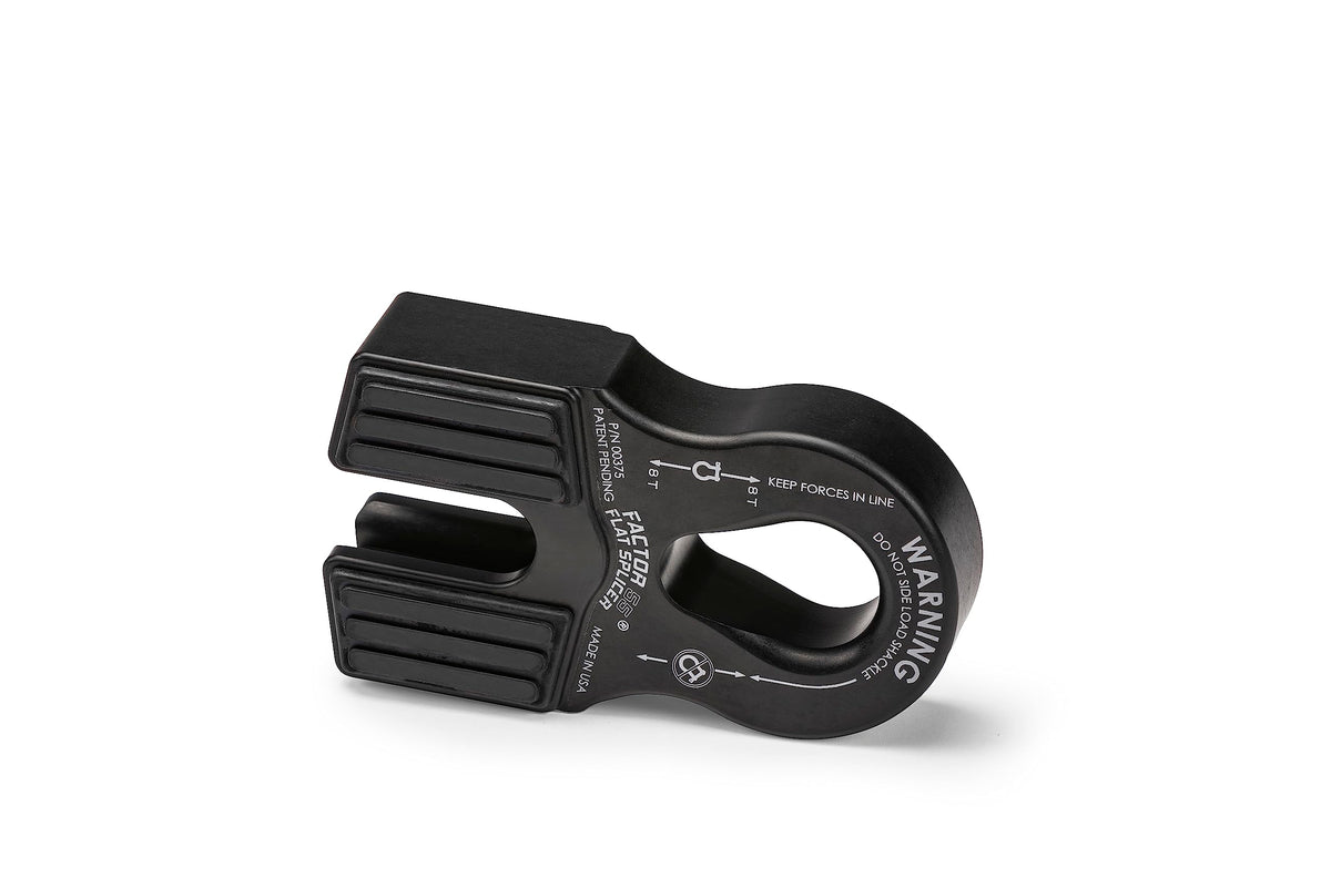 FACTOR 55 00375-04 Factor 55 Flat Splicer Low-Profile Design for Synthetic Rope, Fits Synthetic Rope up to 1/2" - Black