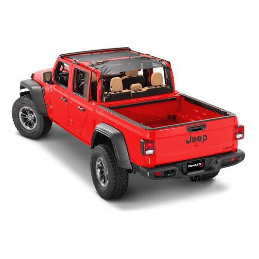 TRAILFX MBT007 TRAILFX Mesh Bikini Top, Fits Gladiator (2020-2023), Fits Under Soft or Hard Tops