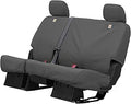 Covercraft Carhartt SeatSaver Custom Seat Covers — Fits 2014-2019 Chevrolet Silverado/GMC Sierra 1500, 2015-2024 Silverado/Sierra 2500/3500 — 2nd Row Crew Cab, 60/40 Bench Seat, Duck Weave Gravel