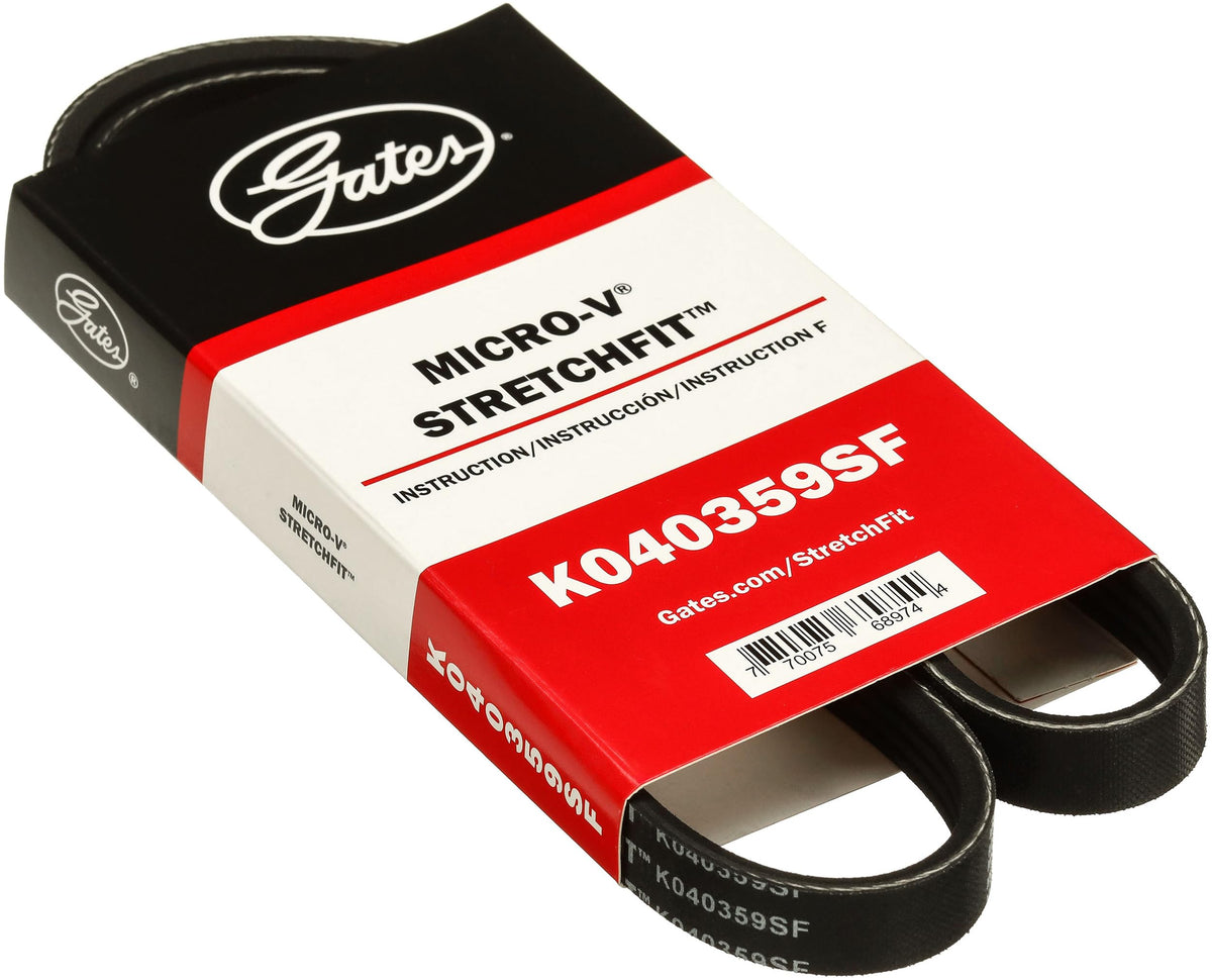 Gates K040359SF Stretch Fit Micro V Serpentine Drive Belt