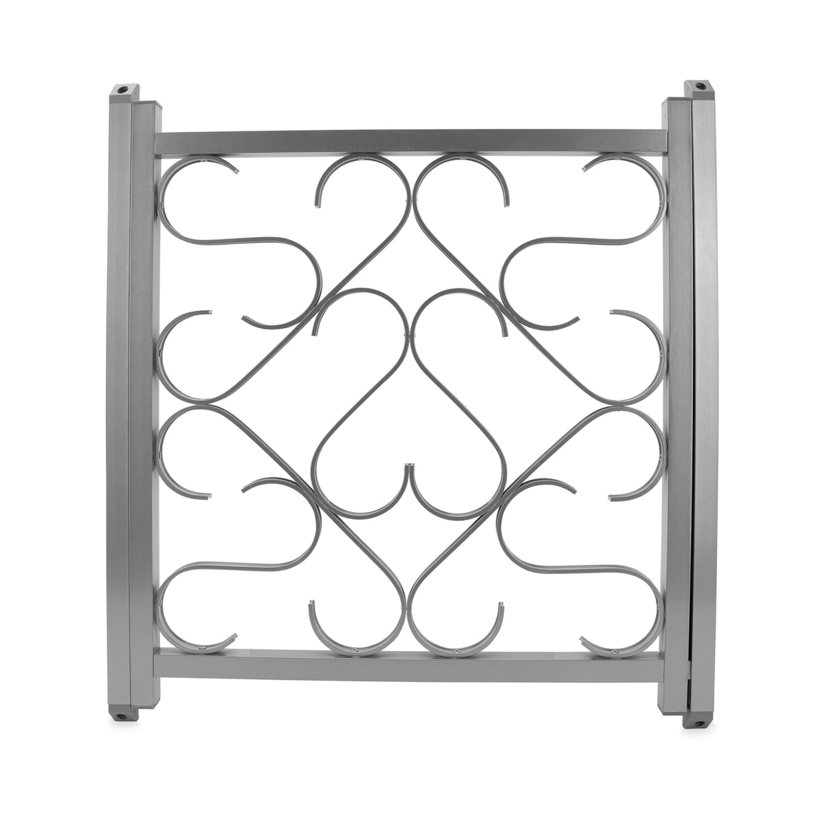 CAMCO 43991 Camco Deluxe Aluminum RV Screen Door Grille - Adds a Sturdy Feel to the RV Door & Provides Protection & Added Security - Adjusts from 20-inches to 32-inches Wide - 43991