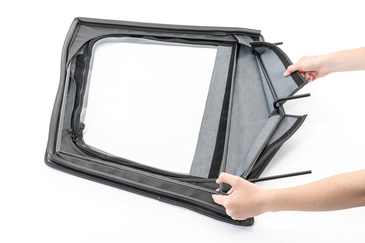 MASTERTOP 15422101 MasterTop 15422101 Soft Top UPPR DR FRMES PR 87-95 WRGLR