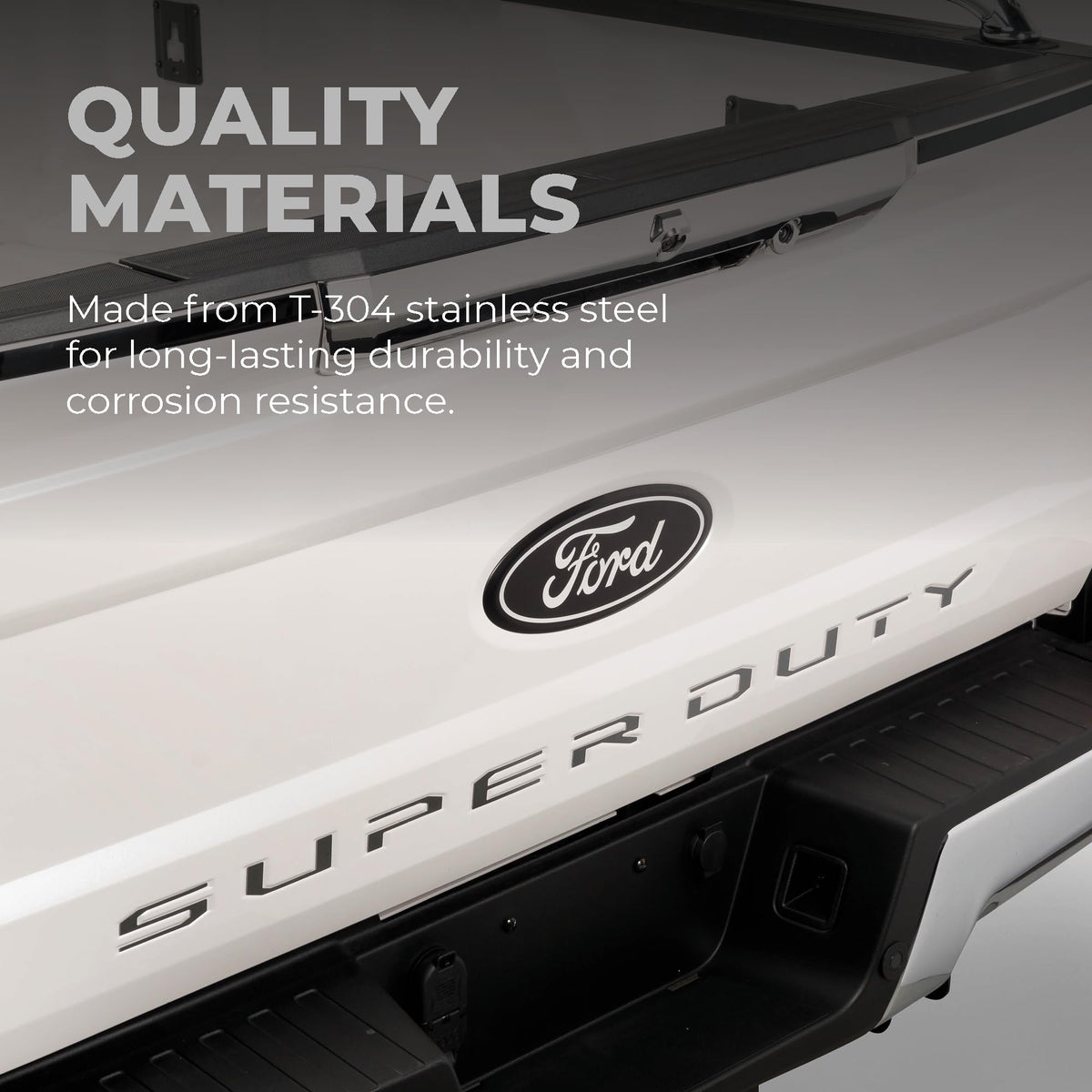 Putco 55563BPFD Putco Ford Ranger Tailgate Lettering Kit - Black Platinum - Cut Lettering - Fits Ford Ranger 2024-2027
