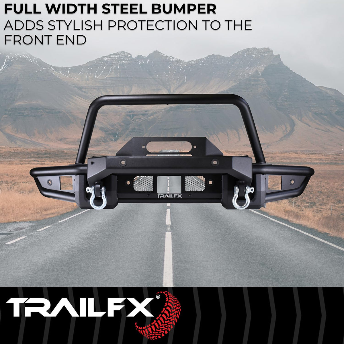 TRAILFX BR002T Trailfx BR002T BRONCO FRONT WINCH BUMPER