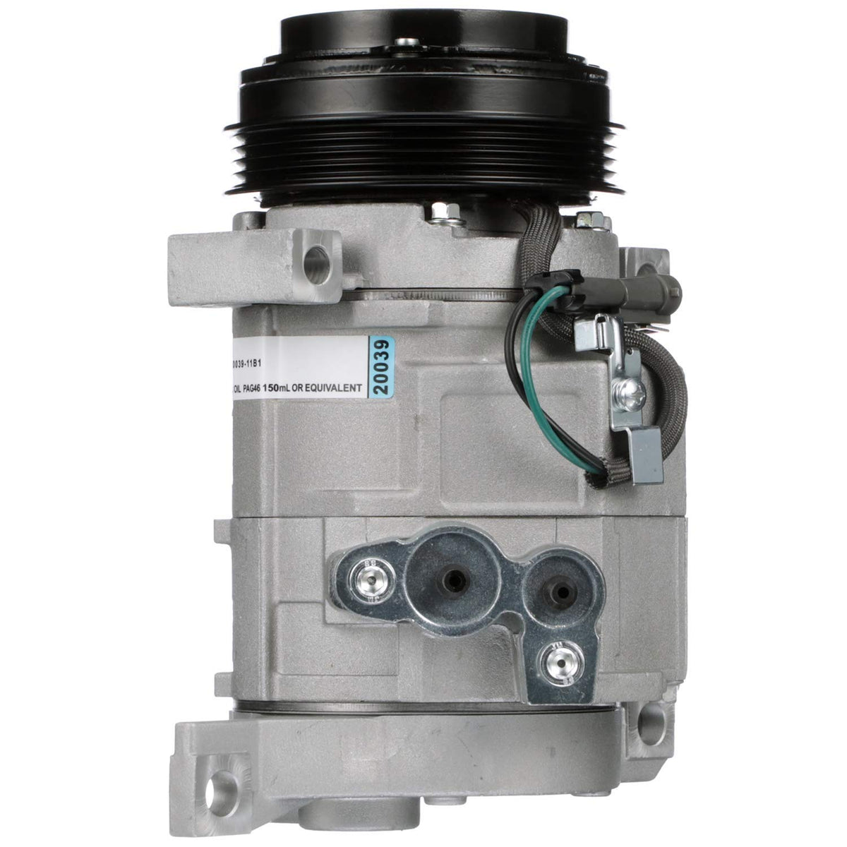 Delphi CS20039 New Air Conditioning Compressor, Grey/Black