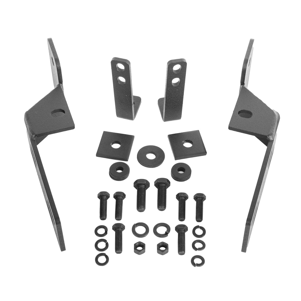 GO RHINO 565660TK Go Rhino! Mounting Bracket Kit for RC4 Bull Bar or RC3 Skid Plate | Mild Steel, Textured Black | 565660TK | Fits 2016-2023 Toyota 4Runner (See Description for exclusions)