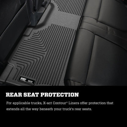 Husky Liners 54788 Husky Liners 54788 Fits 2019-20 Dodge Ram 2500 Crew Cab X-act Contour Front and 2nd Seat Floor Liners