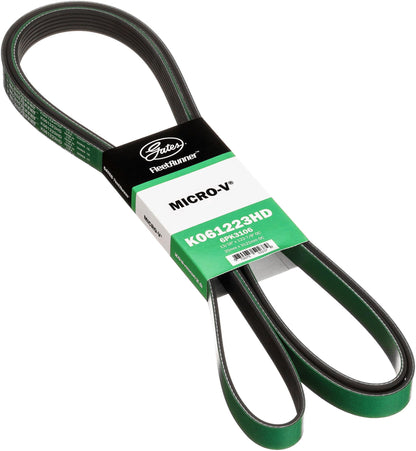 Gates K061223HD FleetRunner Micro-V Serpentine Drive Belt