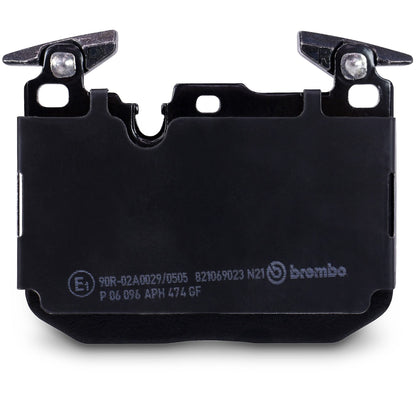 BREMBO P06096 Brembo P06096 Low-Met Front Disc Brake Pad Set BMW OE# 34116878882