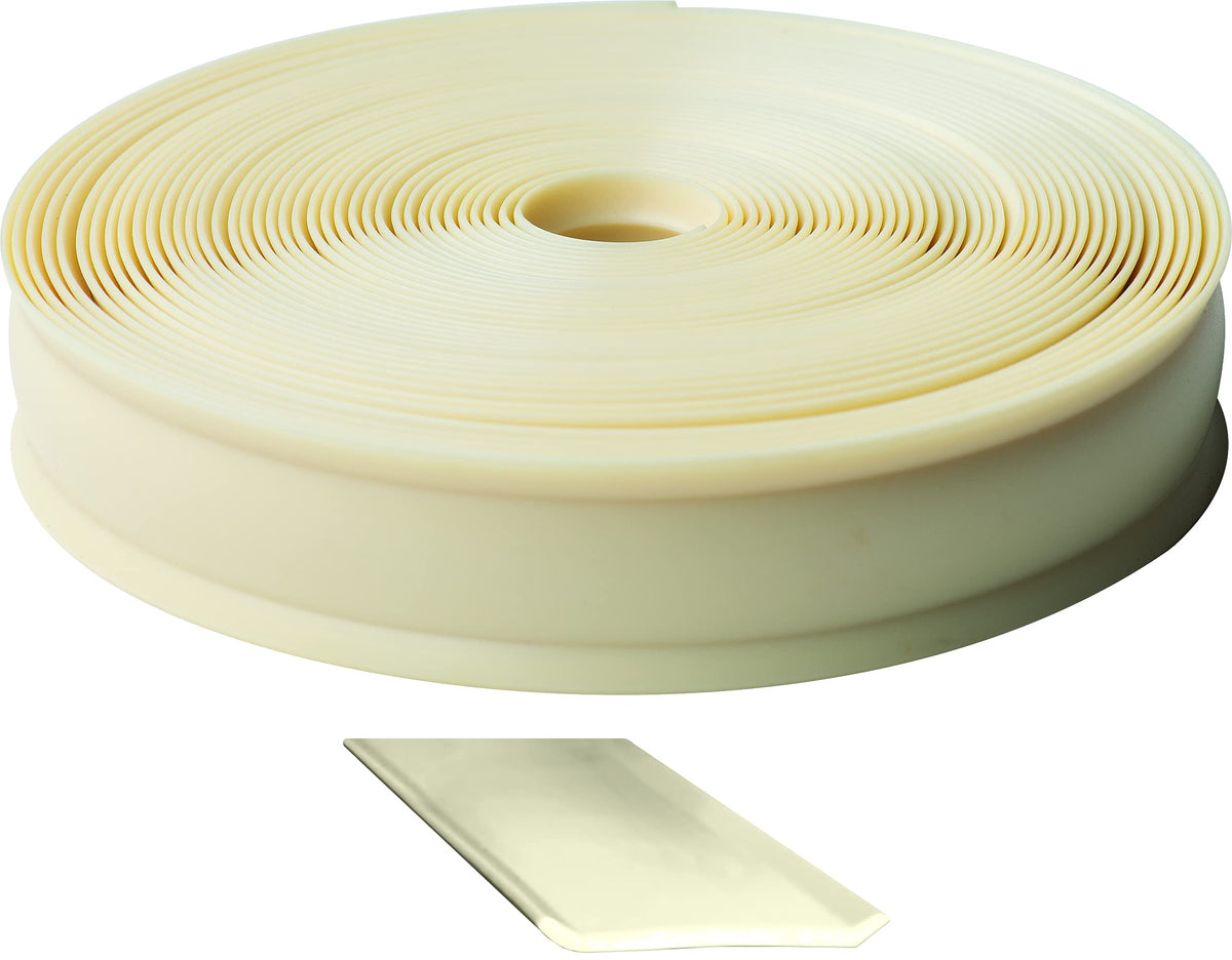 RV DESIGNER E331 RV Designer 3/4 Inch Wide Vinyl Trim Insert for RVs, Flexible Molding, Exterior Use, and Roof Edge Molding - Ideal for Travel Trailers and Campers, Heavy Duty, 25 Foot Roll, Col. White