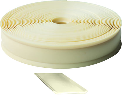 RV DESIGNER E331 RV Designer 3/4 Inch Wide Vinyl Trim Insert for RVs, Flexible Molding, Exterior Use, and Roof Edge Molding - Ideal for Travel Trailers and Campers, Heavy Duty, 25 Foot Roll, Col. White