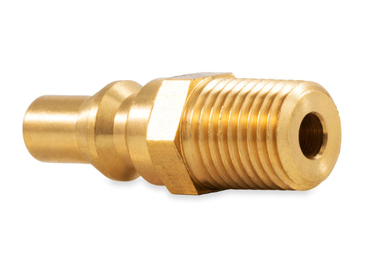 CAMCO 59903 Camco Propane Quick-Connect Fitting- Allows You to Add a Convenient Connect/Disconnect Method to Your Low Pressure Appliances, 1/4" NPT x Full Flow Male Plug (59903)
