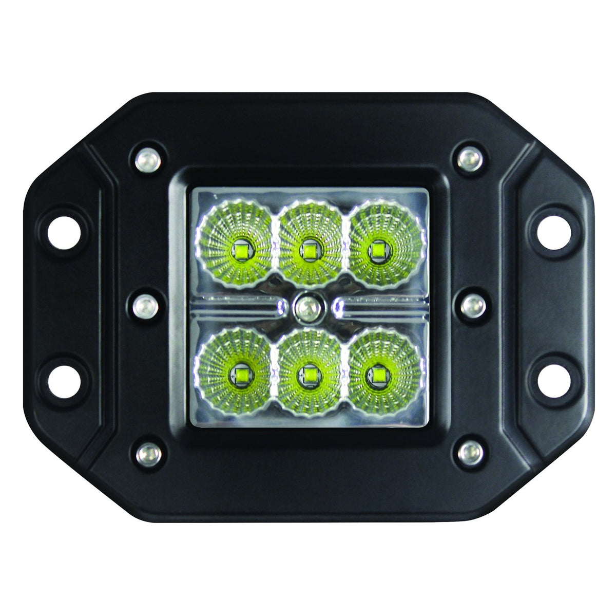 HELLA 357204021 HELLA 357204021 ValueFit Cube 6-LED Flood Light (Flush mount), Multi