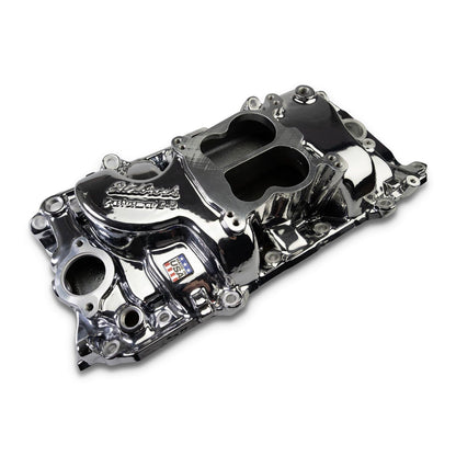 EDELBROCK 2161-CP Edelbrock - INTAKE MANIFOLD, BB CHEVY 396-454 OVAL PORT, PERFORMER, CHROME PLASMA COATED (2161-CP)