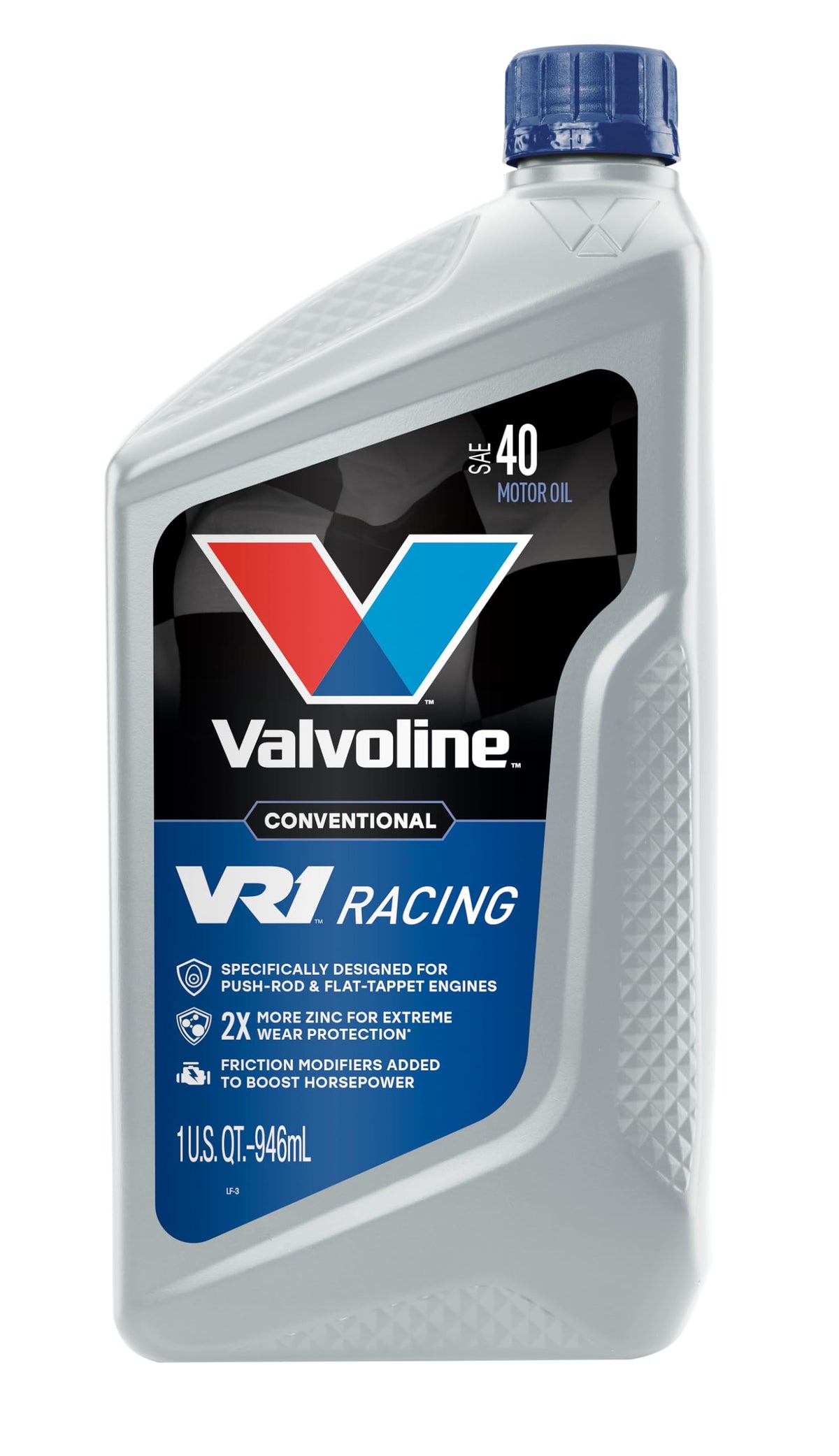 VALVOLINE 822390 Valvoline VR1 Racing SAE 40 Motor Oil 1 QT, Case of 6