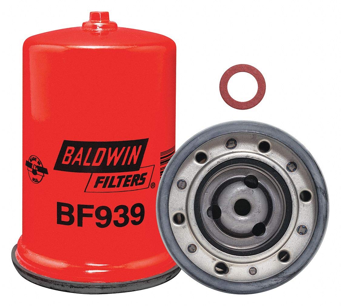 BALDWIN FILTERS BF939 Baldwin Filters BF939 Heavy Duty Fuel Filter (4-13/16 x 3-7/16 x 4-13/16In)
