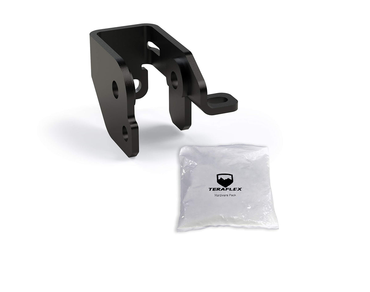 TERAFLEX 1953250 TeraFlex - 1953250 JL/JLU Front Track Bar Axle Bracket Kit (2.5-3.5” Lift)