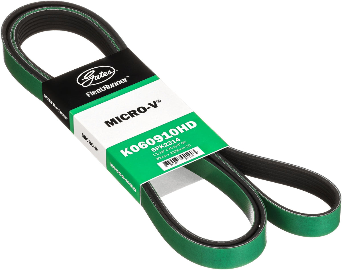 Gates K060910HD FleetRunner Micro-V Serpentine Drive Belt