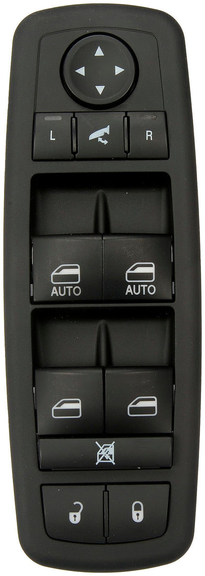 DORMAN 901-466 Dorman 901-466 Front Driver Side Master Window Switch Assembly - 10 Button Compatible with Select Chrysler/Dodge/Ram Models