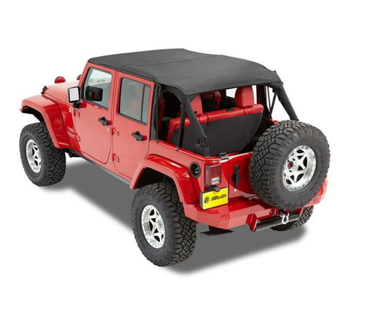 BESTOP 52594-35 Bestop Header Safari Cable Style Bikini 5259435 for Jeep Wrangler JK 4-Door