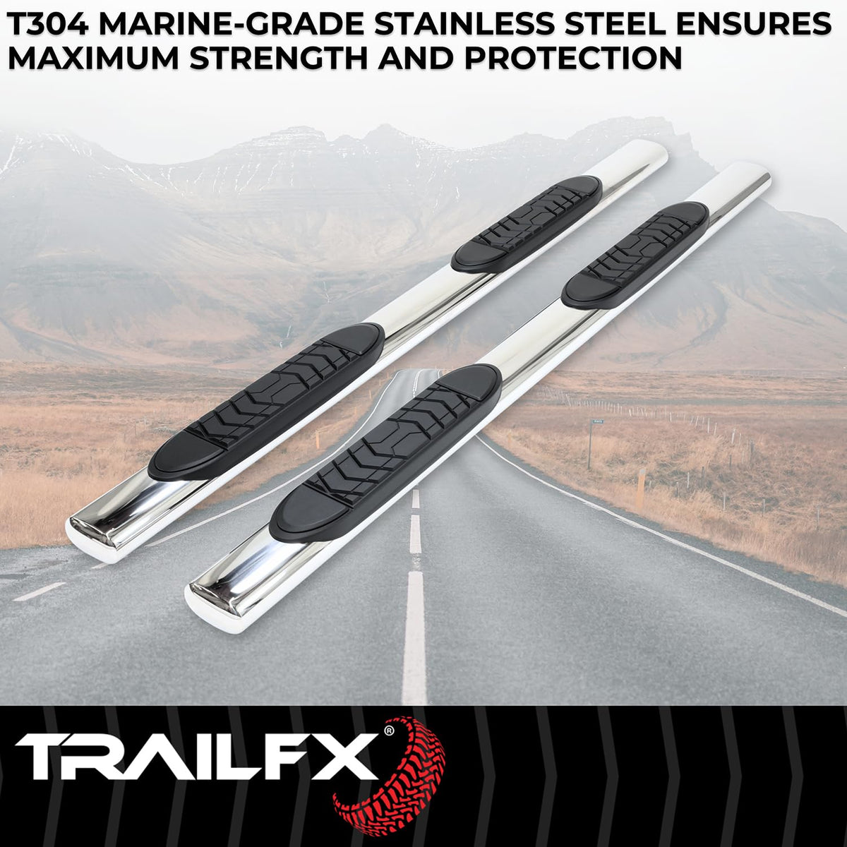 TRAILFX A7031S Trailfx A7031S 5'' OVAL STRAIGHT BAR PSS