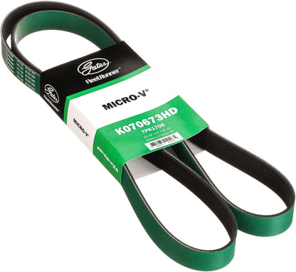 Gates K070673HD Fleet Runner Heavy Duty Micro V Serpentine