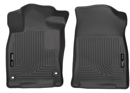 Husky Liners 52141 Husky Liners X-act Contour Floor Mats – Fits 2016-2021 Honda Civic Coupe/Sedan/Hatchback (See Description); 2019-2021 Honda Insight – Front Row, 2-pc Black - 52141