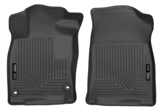 Husky Liners 52141 Husky Liners X-act Contour Floor Mats – Fits 2016-2021 Honda Civic Coupe/Sedan/Hatchback (See Description); 2019-2021 Honda Insight – Front Row, 2-pc Black - 52141