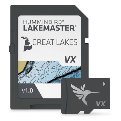 HUMMINBIRD 601002-1 Humminbird LakeMaster Great Lakes V1 Map SD Card for Fish Finders