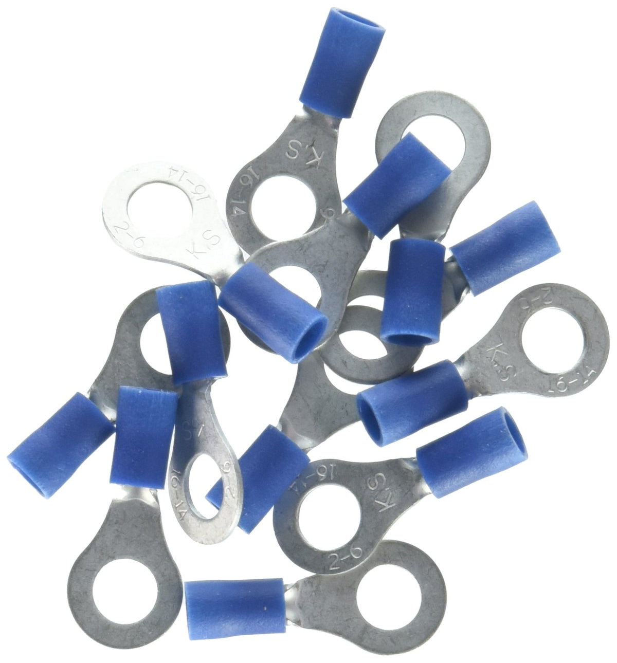 DORMAN 85409 Dorman 85409: 16-14 Gauge Ring Terminal, 1/4 In., Blue