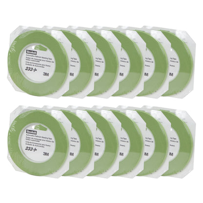 3M 26344 Scotch 3M Performance Masking Tape 233+, 26344, Flexible, 6 mm x 55 mm