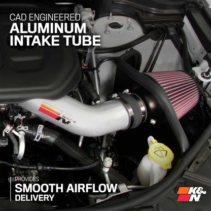 K&N FILTER 77-1572KS K&N Cold Air Intake System: High-Flow Air Filter, Increase Performance & Towing: Compatible with 2016-2026 JEEP/DODGE: Durango, Grand Cherokee, Grand Cherokee WK, 77-1572KS