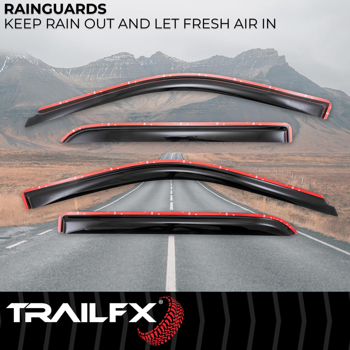 TrailFX 4109IC Rain Guards