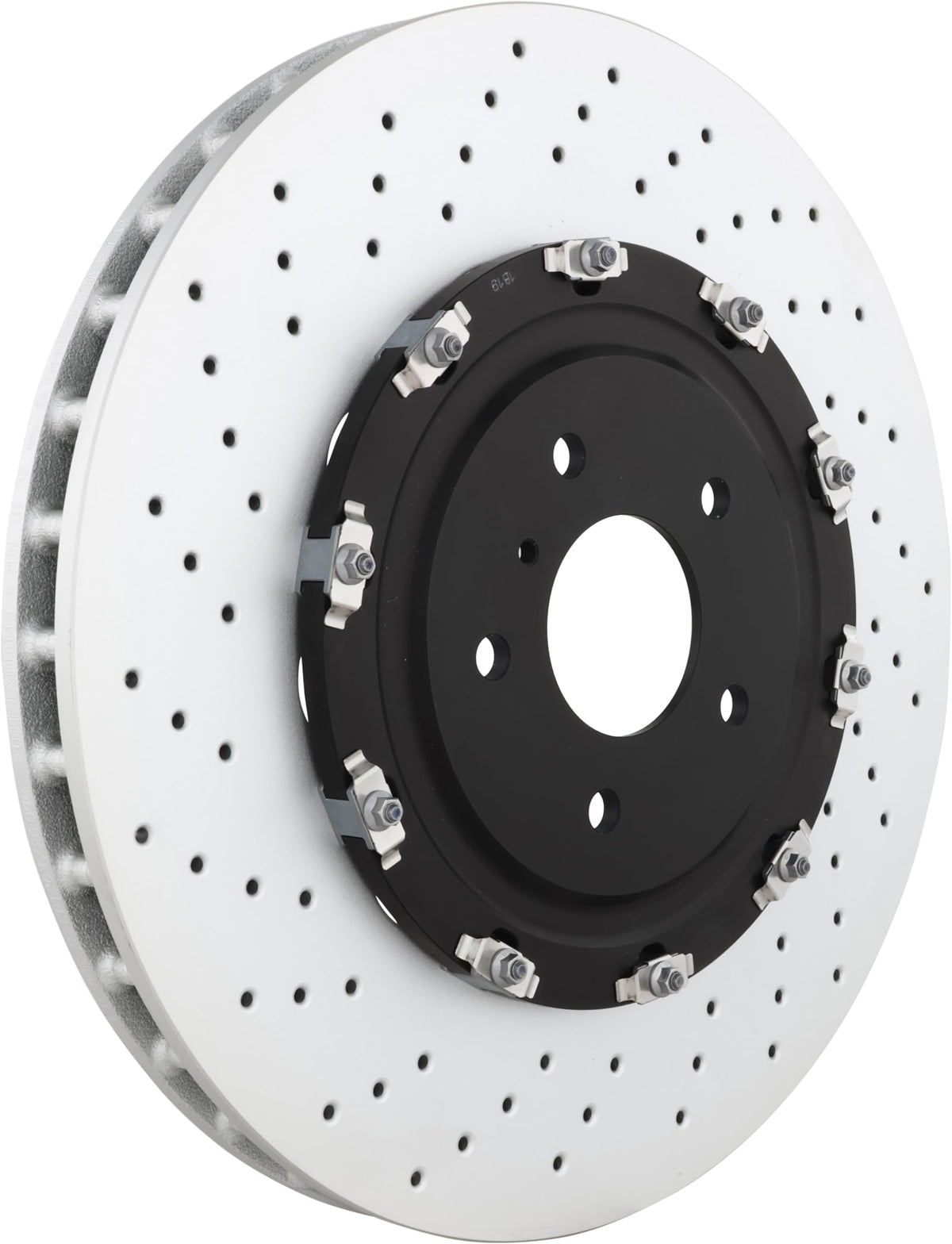 BREMBO 09A18713C02 Brembo 09.A187.13 Floating two piece UV Coated Pillar Vented drilled Front Brake Rotor NISSAN OE# 40206JF20A