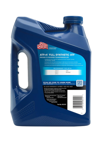 VALVOLINE 883587 Valvoline ATF 4 Full Synthetic Automatic Transmission Fluid 1 Gallon…