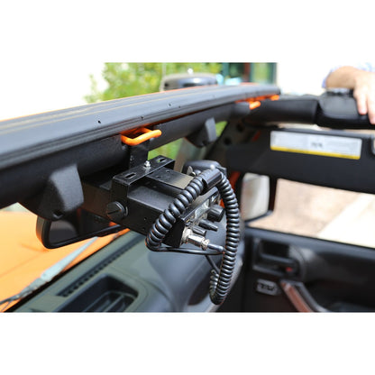 RUGGED RIDGE 11503.95 Rugged Ridge | Radio Mounting Bracket, CB | 11503.95 | Fits 2007-2018 Jeep Wrangler JK